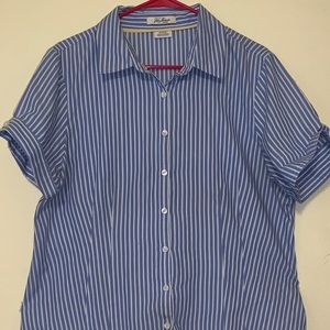 Striped Van Heusen button up top